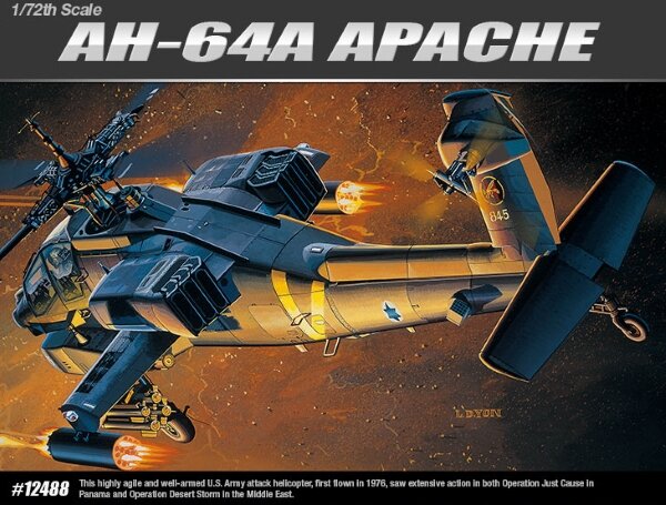 Вертолёт AH-64A (1:72)